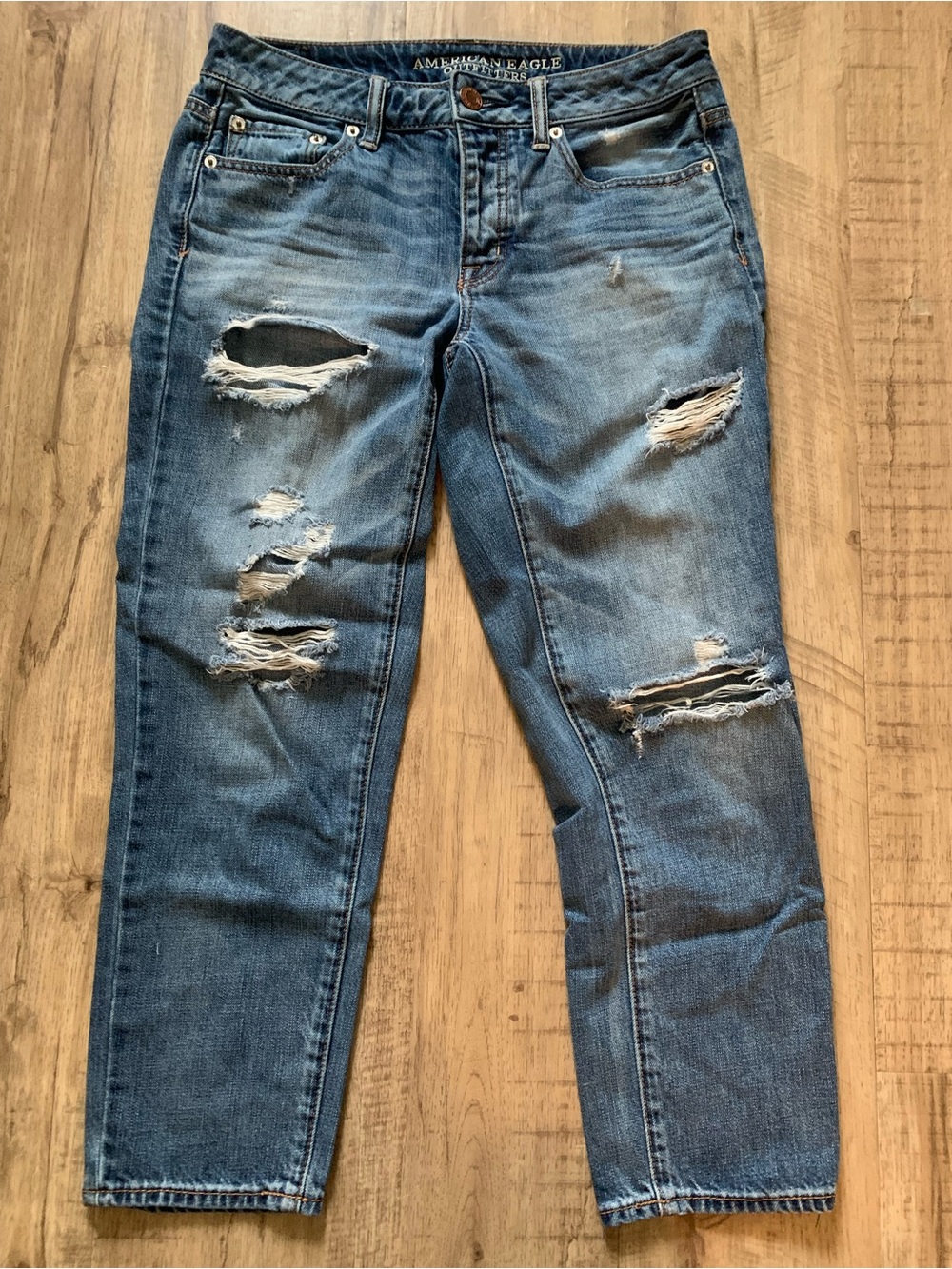 American Eagle Boyfriend Distressed Jeans
